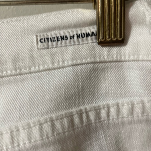 CoH White Distressed Straight Leg Jean - Sz 28 - Picture 10 of 12